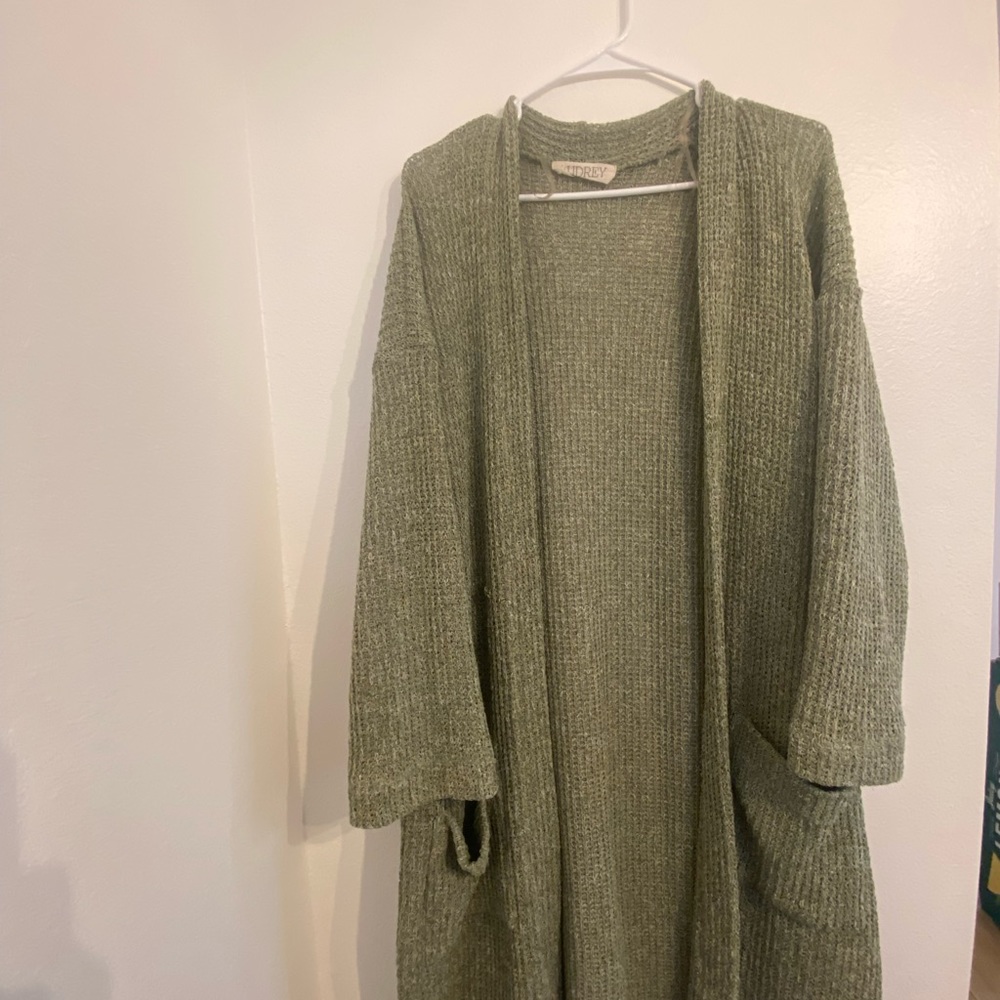 Green Cardigan
